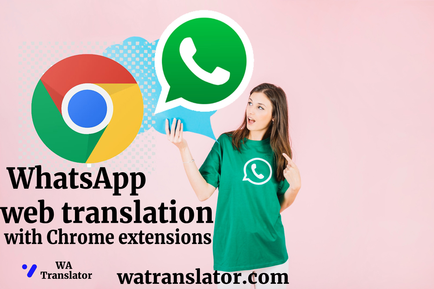 WhatsApp web translation with Chrome extensions