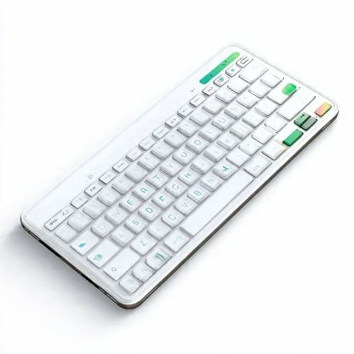 iOS keyboard with a clear translate key near the spacebar