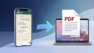 Convert WhatsApp Chats to PDF on iPhone 2025