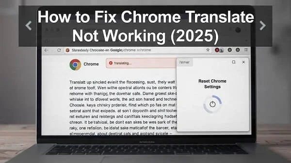 How to Fix Chrome Translate Not Working (2025)